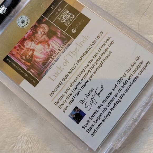 MACHINE GUN KELLY SIGNED (1/1) CARD - Picture 3 of 6